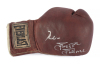 MUHAMMAD ALI AND SYLVESTER STALLONE SIGNED BOXING GLOVE FROM ALI