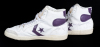 MAGIC JOHNSON 1985 GAME WORN AND SIGNED SHOES MEARS - 3