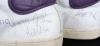 MAGIC JOHNSON 1985 GAME WORN AND SIGNED SHOES MEARS - 4