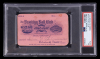 1914 BROOKLYN ROBINS EBBETS FIELD PASS - ONLY ONE GRADED