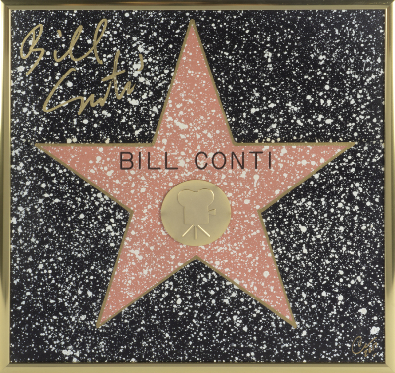 BILL CONTI SIGNED HOLLYWOOD WALK OF FAME STAR