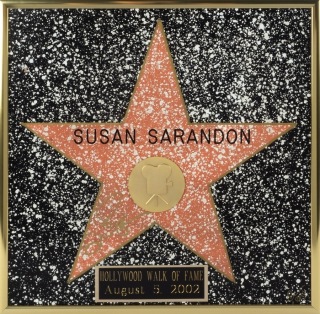 SUSAN SARANDON SIGNED HOLLYWOOD WALK OF FAME STAR