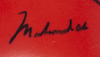 MUHAMMAD ALI, GEORGE FOREMAN AND JOE FRAZIER SIGNED BOXING GLOVE - 2