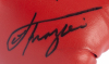 MUHAMMAD ALI, GEORGE FOREMAN AND JOE FRAZIER SIGNED BOXING GLOVE - 4