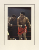 MUHAMMAD ALI VS JOE FRAZIER SIGNED NEIL LEIFER PHOTOGRAPH