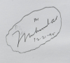 MUHAMMAD ALI HAND DRAWN AND SIGNED AIRPLANE SKETCH - 2