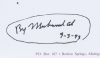 MUHAMMAD ALI HAND DRAWN AND SIGNED ALI VS FRAZIER SKETCH ON PERSONAL STATIONERY - 2