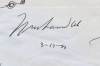 MUHAMMAD ALI SIGNED AND INSCRIBED SKETCH OF FIRST CAR - 2