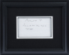 MUHAMMAD ALI HANDWRITTEN AND SIGNED QUOTE