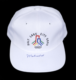MUHAMMAD ALI SIGNED 2002 WINTER OLYMPICS HAT
