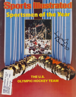 HERB BROOKS SIGNED 1980 SPORTS ILLUSTRATED MAGAZINE