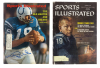 JOHNNY UNITAS SIGNED SPORTS ILLUSTRATED PAIR