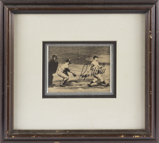 ROGER MARIS SIGNED 61st HOME RUN SMALL FRAMED IMAGE