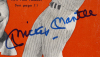 MICKEY MANTLE SIGNED 1956 BASEBALL DIGEST - 2