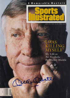 MICKEY MANTLE SIGNED 1994 SPORTS ILLUSTRATED MAGAZINE