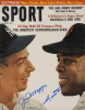 JOE DiMAGGIO AND WILLIE MAYS SIGNED 1964 SPORT MAGAZINE