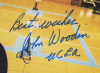 JOHN WOODEN SIGNED 1972 SPORTS ILLUSTRATED PAIR - 2