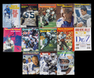DALLAS COWBOYS SIGNED SPORTS ILLUSTRATED GROUP OF 13