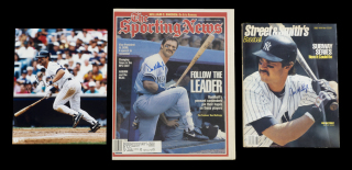 DON MATTINGLY SIGNED GROUP OF THREE