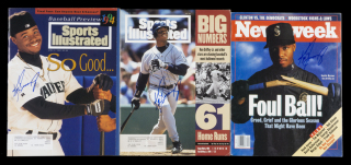 KEN GRIFFEY JR. SIGNED 1994 MAGAZINES GROUP OF THREE