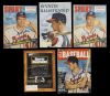 EDDIE MATHEWS SIGNED MAGAZINES GROUP OF FIVE