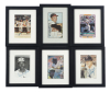 NATIONAL BASEBALL HALL OF FAME INDUCTEES SIGNED PHOTOGRAPHS AND CARDS GROUP OF SIX