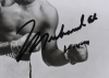 MUHAMMAD ALI SIGNED BOXING STANCE PHOTOGRAPH - 2