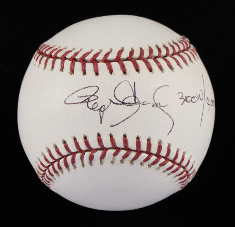ROGER CLEMENS SIGNED AND INSCRIBED BASEBALL