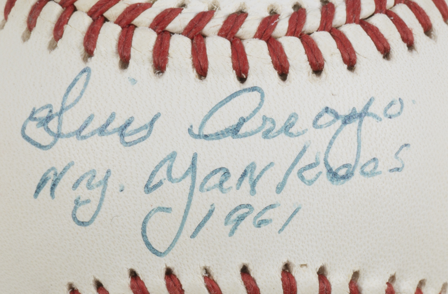 Lot - Signed Yogi Berra New York Yankees 8 x 10 Black and White Photo  Print w/ COA