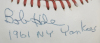 1961 NEW YORK YANKEES SIGNED BASEBALLS AND PUBLICATIONS GROUP OF 41 - 23