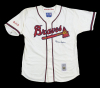 WARREN SPAHN SIGNED MILWAUKEE BRAVES JERSEY