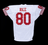 JERRY RICE SIGNED SAN FRANCISCO 49ers FOOTBALL JERSEY
